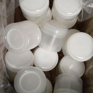 Small clear containers